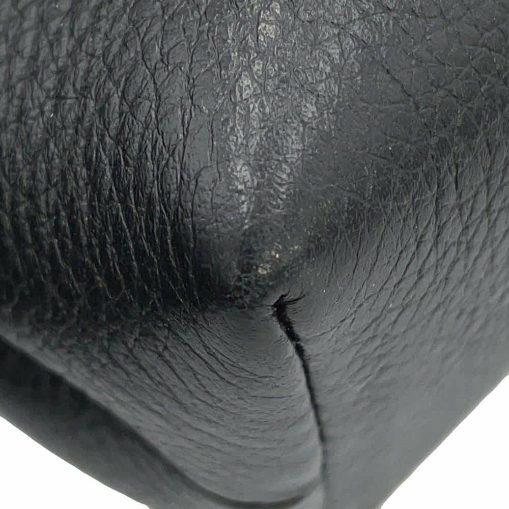 セリーヌ チェーンショルダーバッグ トリオンフ ティーン ヴィクトワール カーフレザー 116593 CELINE 黒