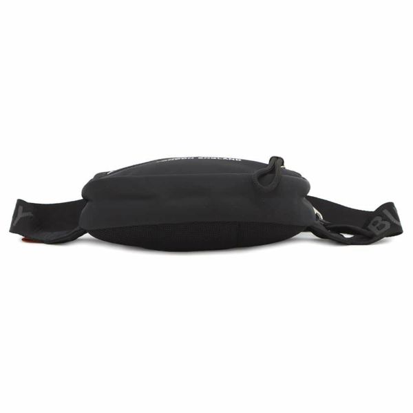 バーバリー ボディバッグ ロゴプリント ウエストバッグ 8021091 BURBERRY 黒