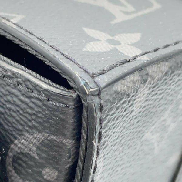 ルイヴィトン ショルダーバッグ モノグラム・エクリプス トランク・メッセンジャー M45727 ブラック 黒