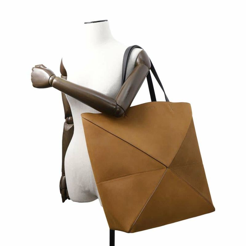 ロエベ トートバッグ パズルフォルド トートXL エクストララージ スエード LOEWE バッグ