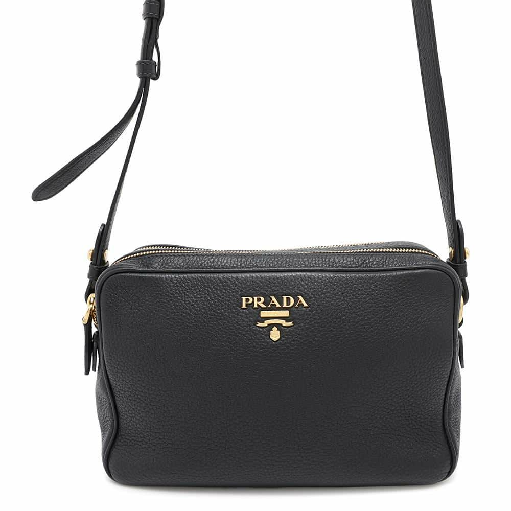プラダ ショルダーバッグ 1BH079 PRADA バッグ ミニショルダー ポシェット 黒