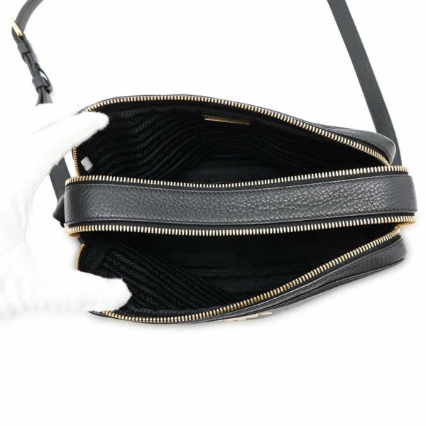 プラダ ショルダーバッグ 1BH079 PRADA バッグ ミニショルダー ポシェット 黒