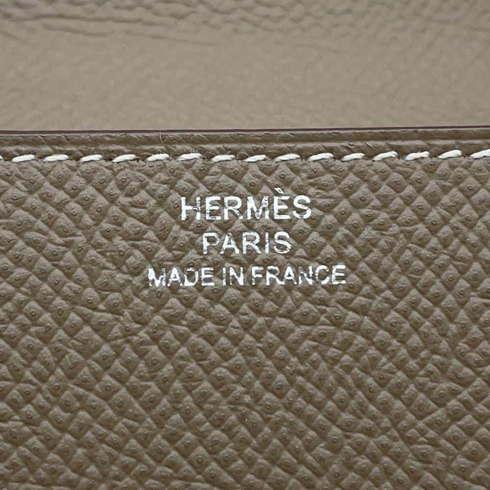 エルメス 財布 クリック16 エトゥープ/シルバー金具 エプソン D刻印 HERMES 財布
