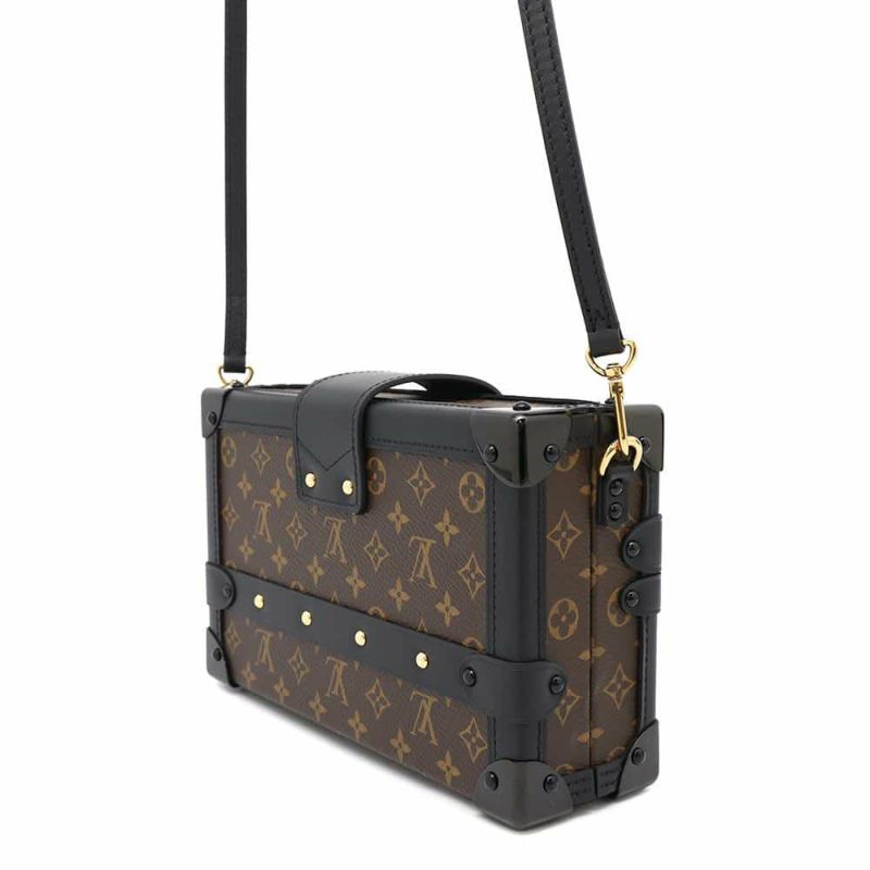 ルイヴィトン ショルダーバッグ モノグラム プティット マル M44199 2wayクラッチバッグ ブラック 黒