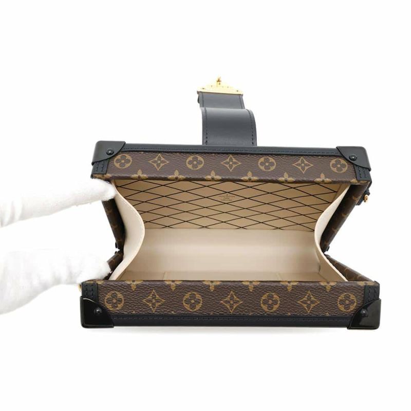 ルイヴィトン ショルダーバッグ モノグラム プティット マル M44199 2wayクラッチバッグ ブラック 黒