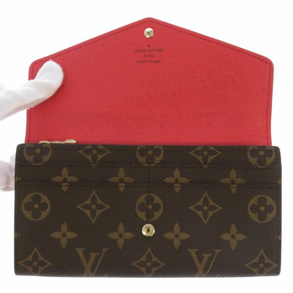 ルイヴィトン 長財布 モノグラム ポルトフォイユ・サラ コクリコ M62236 LOUIS VUITTON ヴィトン 財布