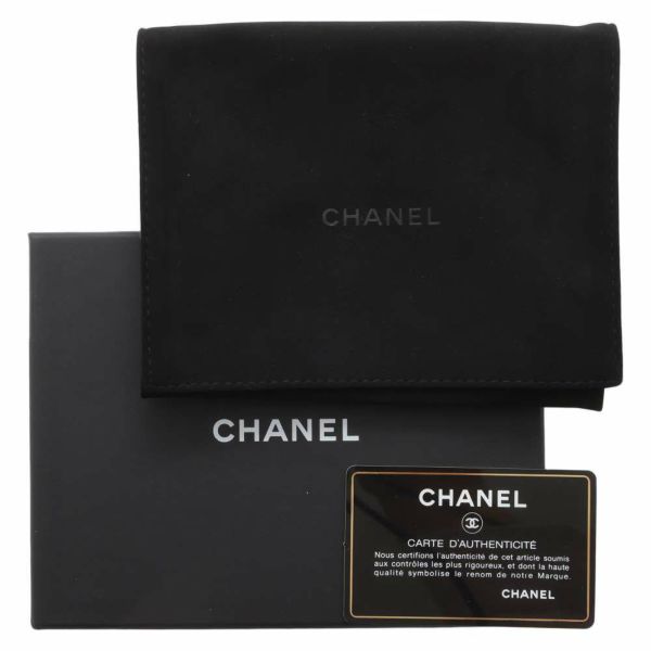 シャネル コインケース ココマーク ロゴ ベロア ラインストーン CHANEL 財布 カードケース 黒