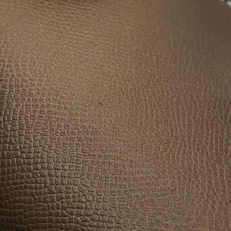 エルメス 三つ折り財布 ベアン コンビネ エトゥープ/シルバー金具 ヴォーマダム B刻印