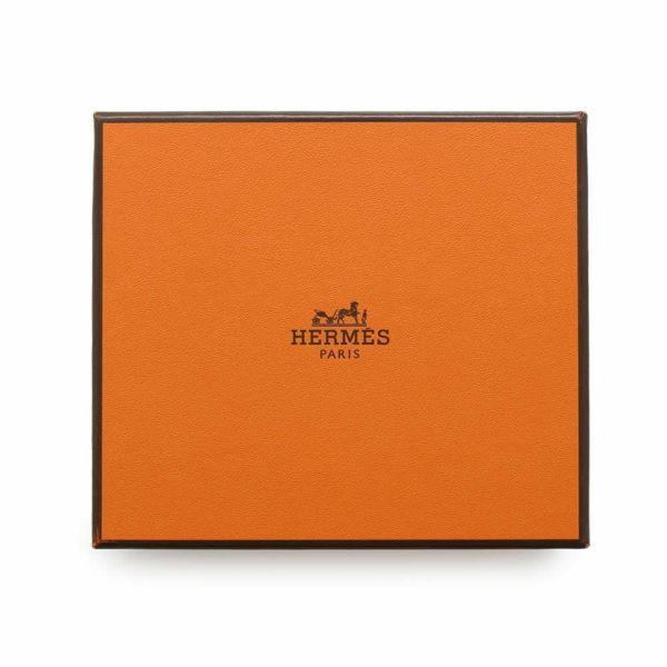 エルメス 三つ折り財布 ベアン コンビネ エトゥープ/シルバー金具 ヴォーマダム B刻印