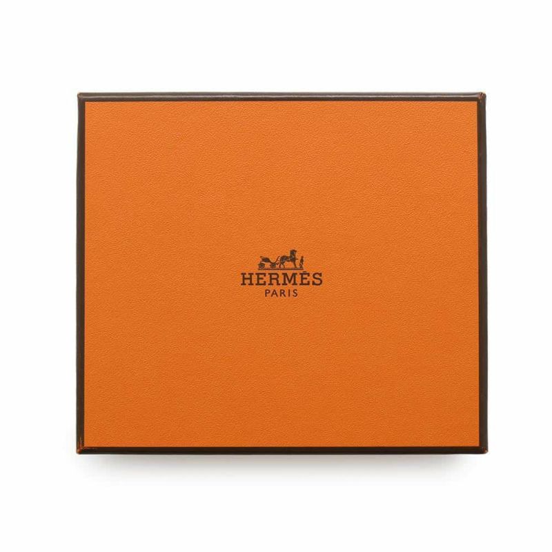 エルメス 三つ折り財布 ベアン コンビネ エトゥープ/シルバー金具 ヴォーマダム B刻印