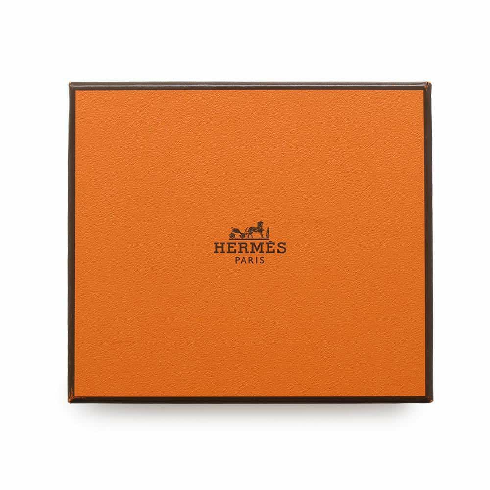 エルメス 三つ折り財布 ベアン コンビネ エトゥープ/シルバー金具 ヴォーマダム B刻印