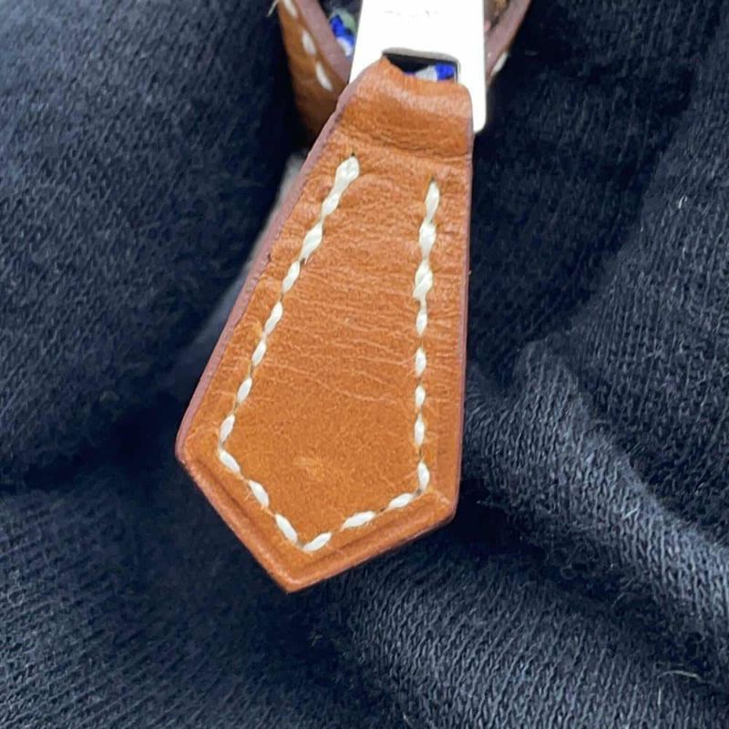 エルメス コインケース アザップコンパクト ミニ シルクイン ゴールド/シルバー金具 エプソン W刻印