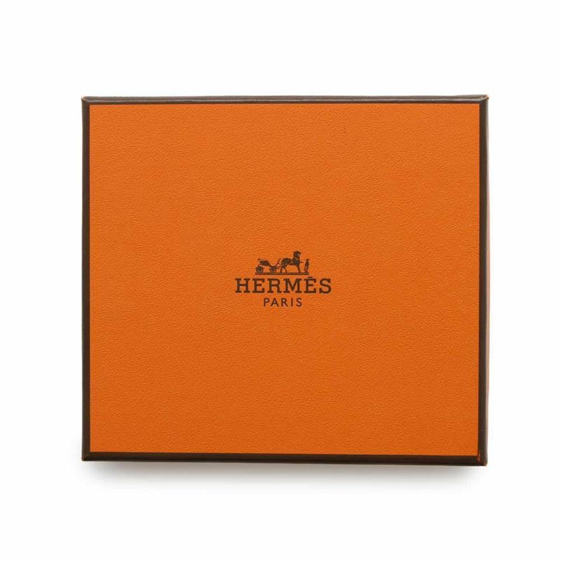 エルメス コインケース アザップコンパクト ミニ シルクイン ゴールド/シルバー金具 エプソン W刻印