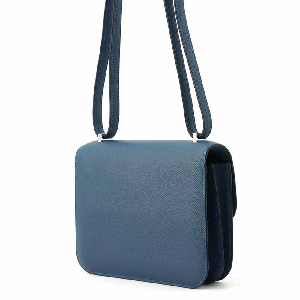 エルメス ショルダーバッグ ミニ コンスタンス3 コルヴェール/シルバー金具 エプソン W刻印 HERMES