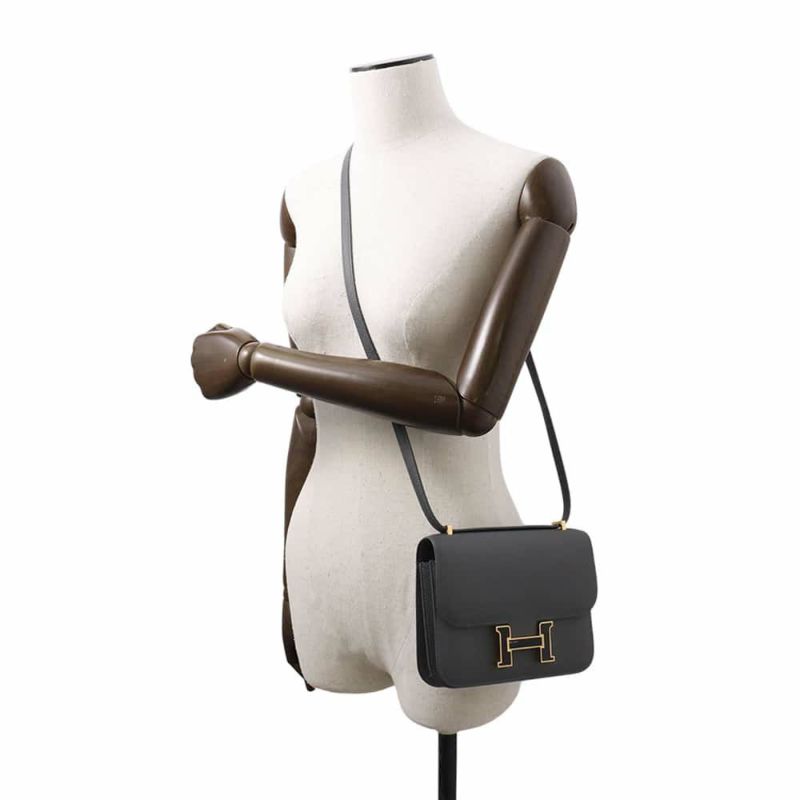エルメス ショルダーバッグ ミニ コンスタンス3 アルドワーズ/ラッカー金具 エプソン W刻印 HERMES Constance