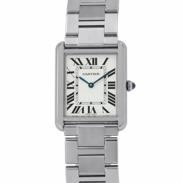 カルティエ タンク ソロ ウォッチ LM W5200014 Cartier 腕時計 ウォッチ クォーツ シルバー文字盤