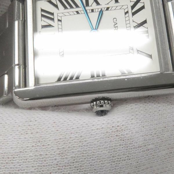 カルティエ タンク ソロ ウォッチ LM W5200014 Cartier 腕時計 ウォッチ クォーツ シルバー文字盤