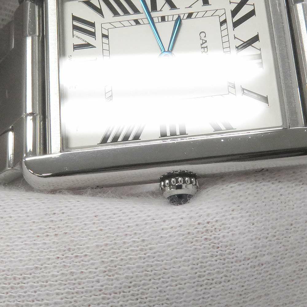 カルティエ タンク ソロ ウォッチ LM W5200014 Cartier 腕時計 ウォッチ クォーツ シルバー文字盤