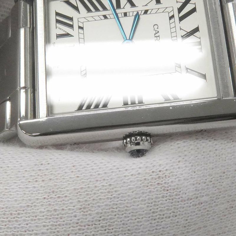 カルティエ タンク ソロ ウォッチ LM W5200014 Cartier 腕時計 ウォッチ クォーツ シルバー文字盤