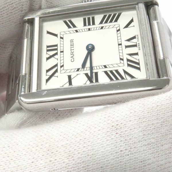 カルティエ タンク ソロ ウォッチ LM W5200014 Cartier 腕時計 ウォッチ クォーツ シルバー文字盤