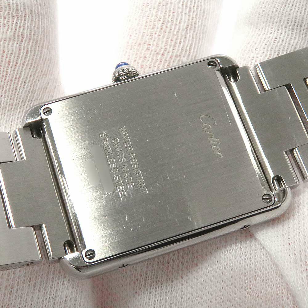 カルティエ タンク ソロ ウォッチ LM W5200014 Cartier 腕時計 ウォッチ クォーツ シルバー文字盤