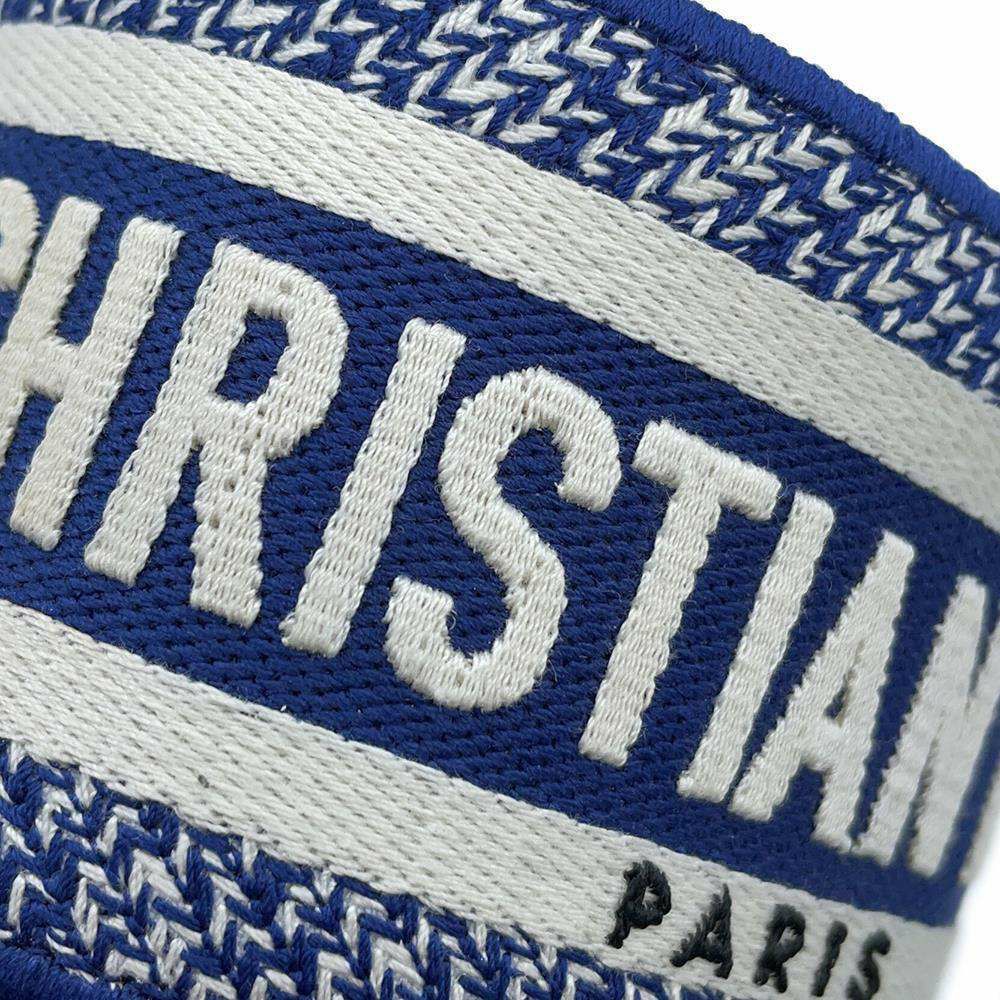 クリスチャン・ディオール サンダル Dway スライド トワル ドゥ ジュイ レディースサイズ36 1/2 KCQ209RIY 靴 白