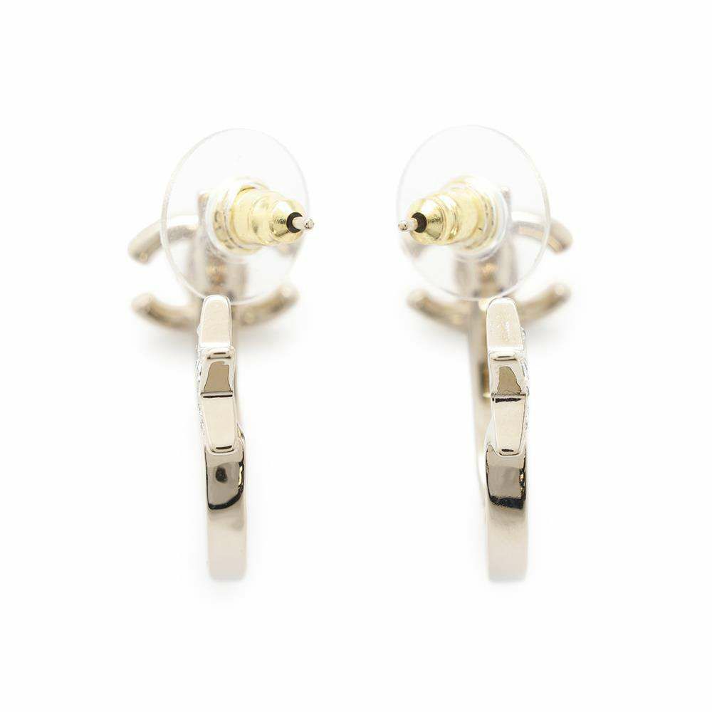 シャネル ピアス ココマーク スター フープ ラインストーン B23 B ABB493 CHANEL アクセサリー 星