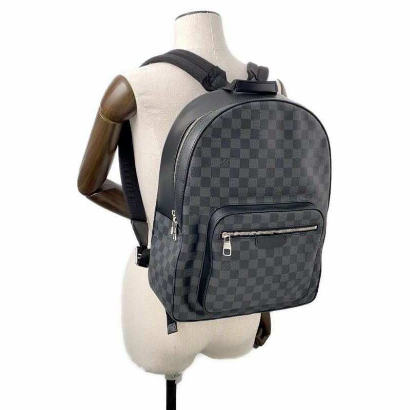 ルイヴィトン リュック ダミエ・グラフィット ジョッシュ N41473 LOUIS VUITTON リュックサック バックパック ブラック 黒