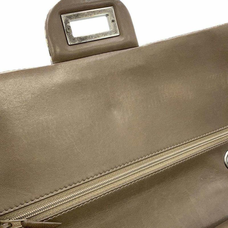 シャネル チェーンショルダーバッグ 2.55 ダブルフラップ リザード CHANEL 2way