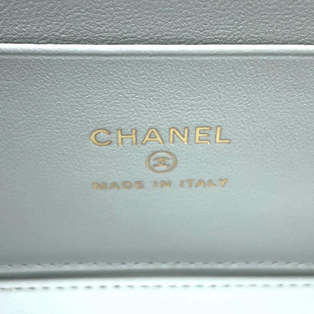 シャネル チェーンショルダーバッグ マトラッセ ココマーク カメリアチェーン バニティ ラムスキン AP3301 CHANEL ヴァニティ