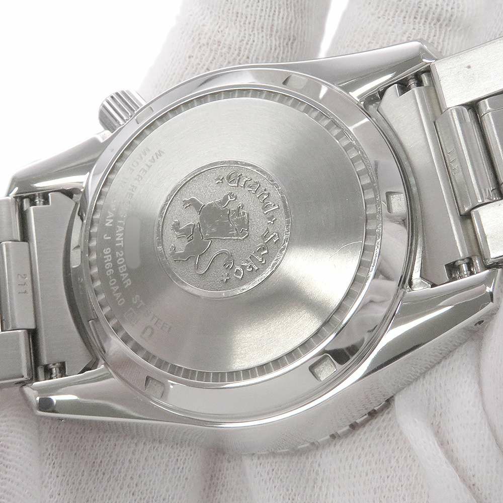 セイコー グランドセイコー スポーツコレクション マスターショップ限定 SBGE201 SEIKO 腕時計 黒文字盤