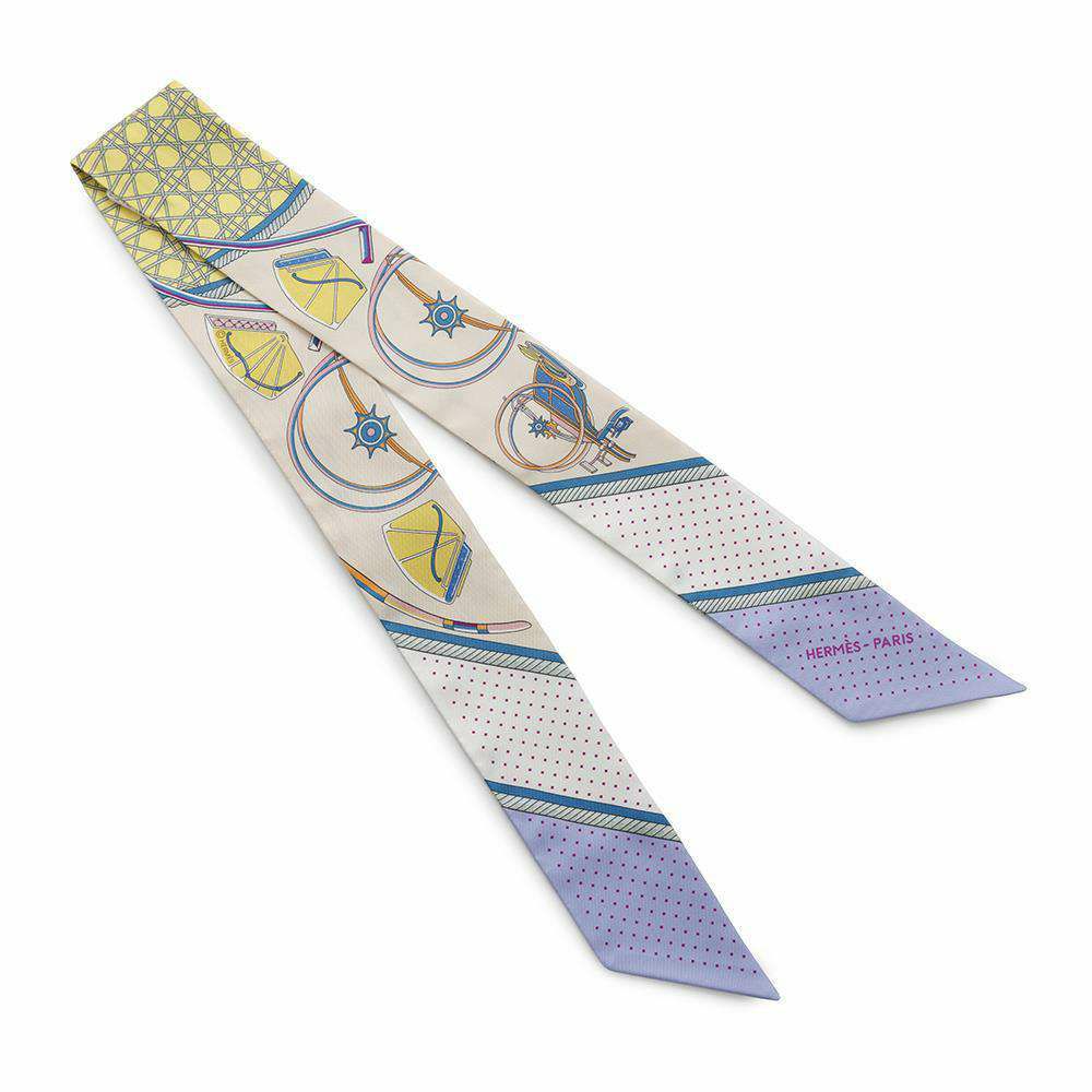 エルメス スカーフ ツイリー 折畳み式幌の馬車 LES VOITURES A TRANSFORMATION HERMES シルクツイル