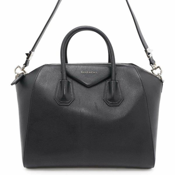 ジバンシー ハンドバッグ アンティゴナ ミディアム ゴートスキン BB05118012 GIVENCHY 2wayショルダーバッグ 黒