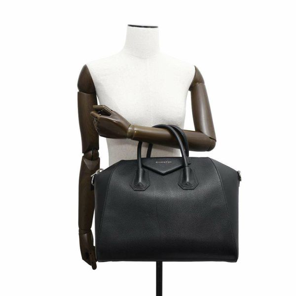 ジバンシー ハンドバッグ アンティゴナ ミディアム ゴートスキン BB05118012 GIVENCHY 2wayショルダーバッグ 黒