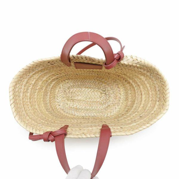 セリーヌ ハンドバッグ ティーン トリオンフ クラシック パニエ ラフィア 194002CGG CELINE 2wayショルダーバッグ かごバッグ