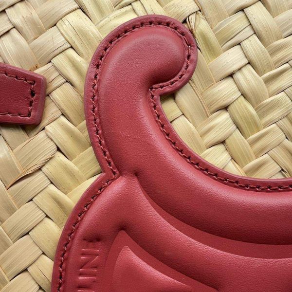 セリーヌ ハンドバッグ ティーン トリオンフ クラシック パニエ ラフィア 194002CGG CELINE 2wayショルダーバッグ かごバッグ