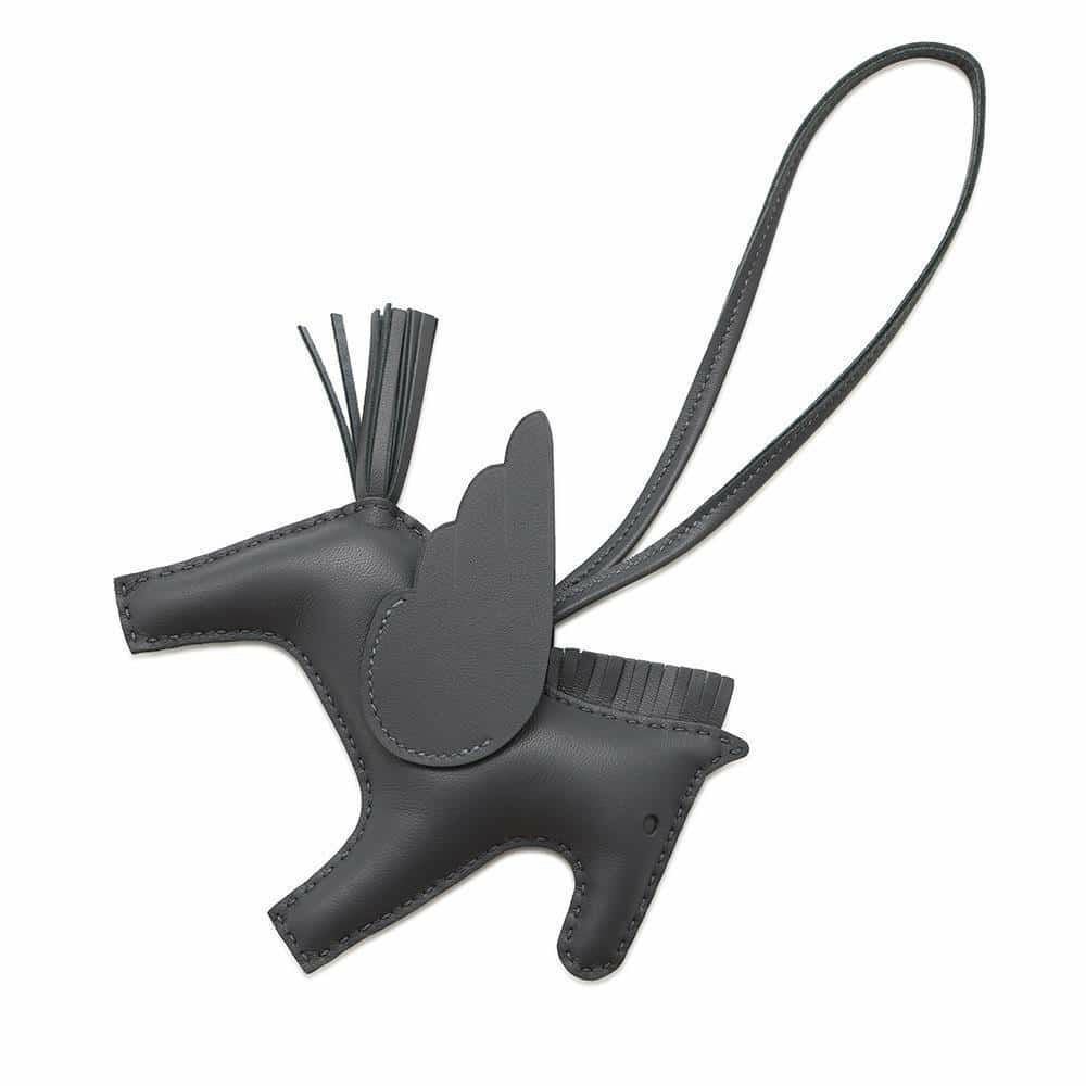 エルメス バッグチャーム ロデオ ペガサスMM アルドワーズ ラムスキン W刻印 HERMES