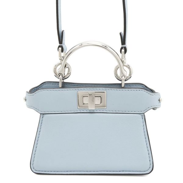 フェンディ ハンドバッグピーカブー アイシーユー スモール マイクロ 7AS106 FENDI 2wayショルダーバッグ