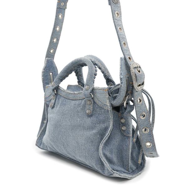 バレンシアガ ハンドバッグ ネオ カゴール XS デニム 700940 BALENCIAGA 2wayショルダーバッグ