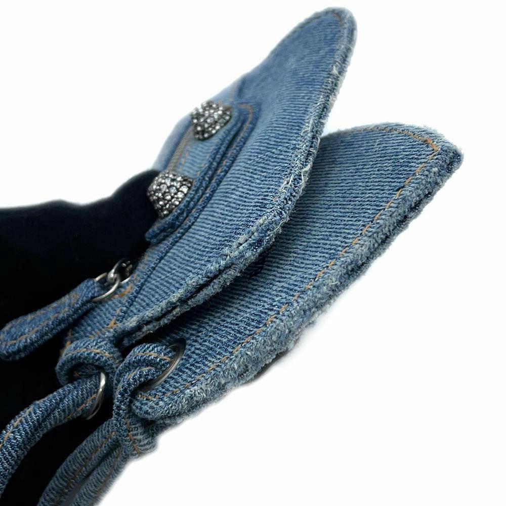 バレンシアガ ハンドバッグ ネオ カゴール XS デニム 700940 BALENCIAGA 2wayショルダーバッグ