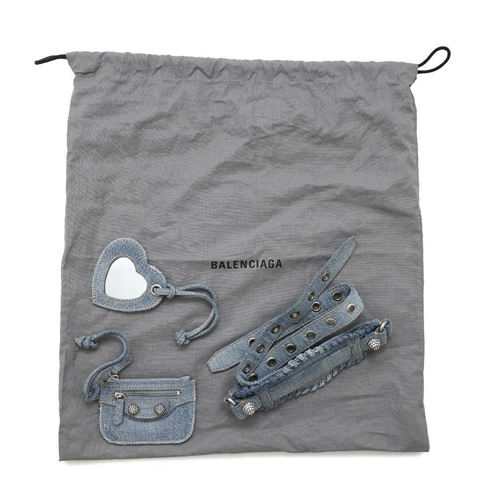 バレンシアガ ハンドバッグ ネオ カゴール XS デニム 700940 BALENCIAGA 2wayショルダーバッグ