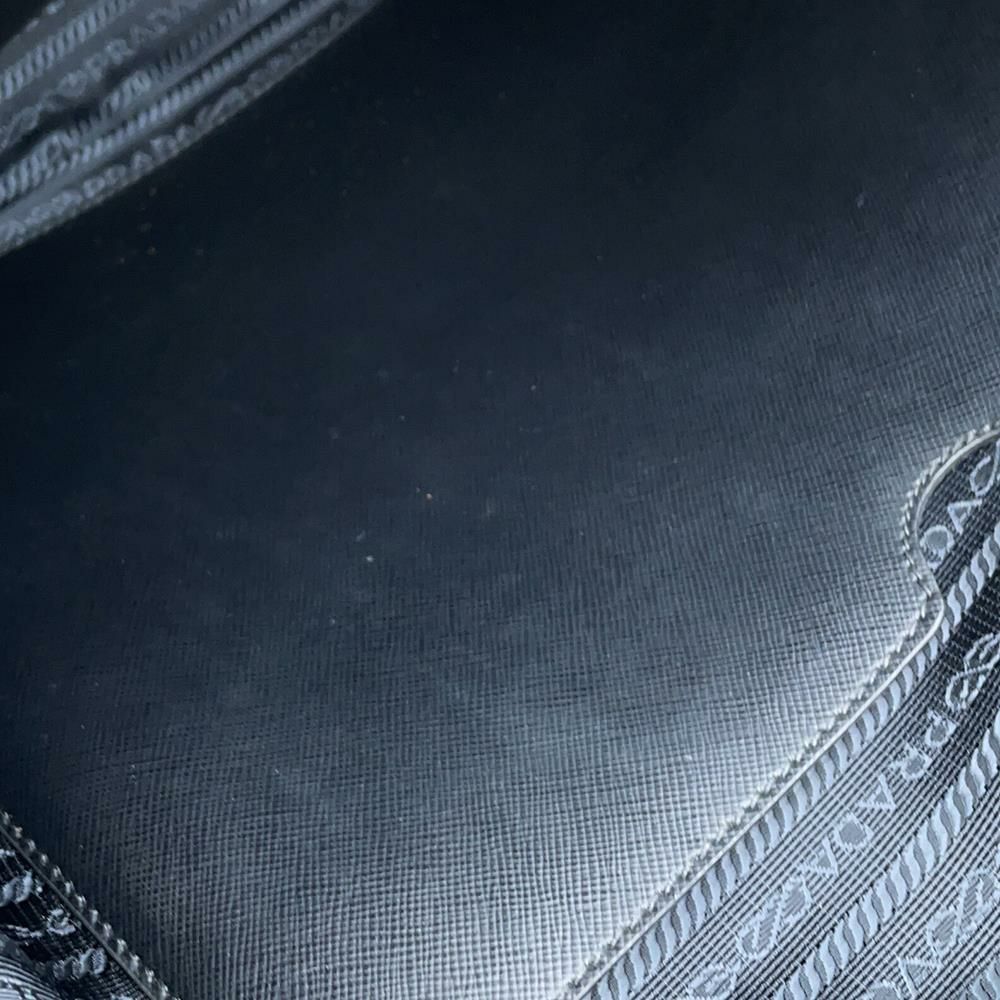 プラダ ビジネスバッグ サフィアーノレザー ナイロン VA0871 PRADA 2wayショルダーバッグ ブリーフケース 黒