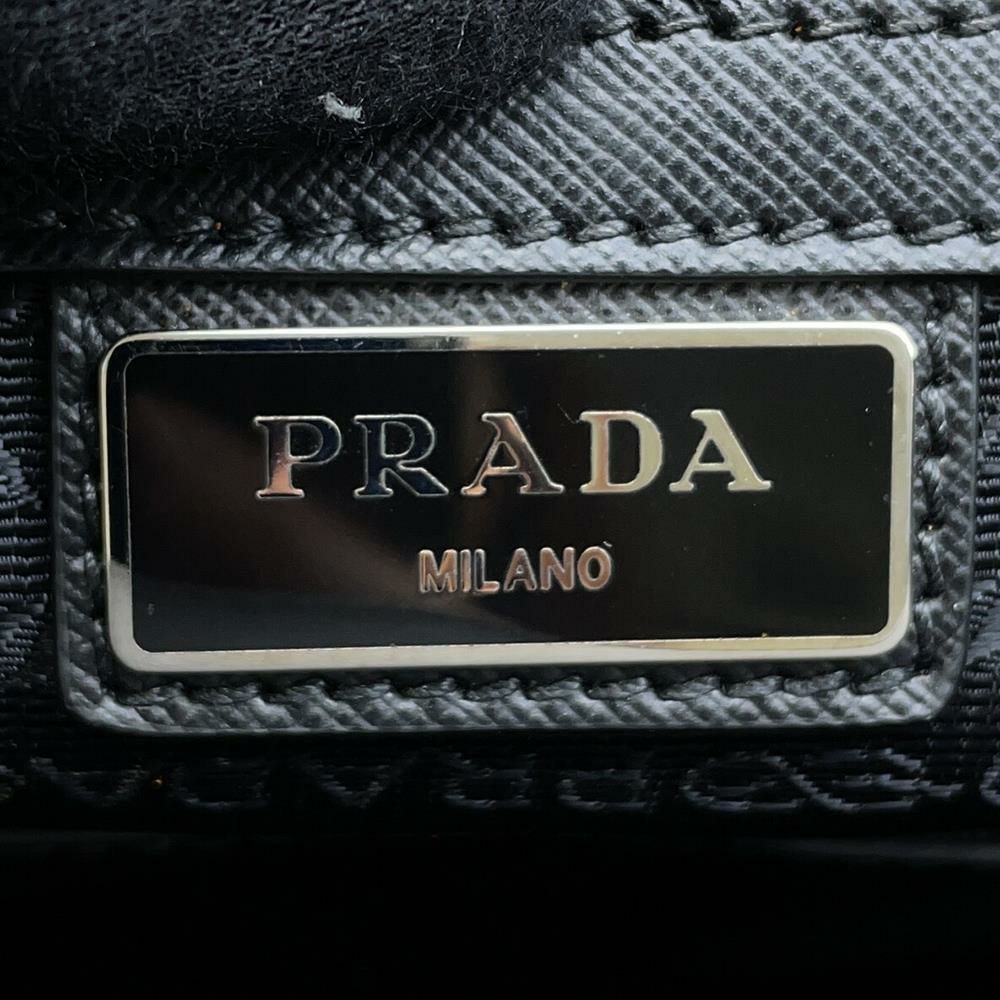 プラダ ビジネスバッグ サフィアーノレザー ナイロン VA0871 PRADA 2wayショルダーバッグ ブリーフケース 黒