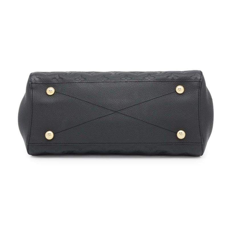 ルイヴィトン ハンドバッグ モノグラム・アンプラント モンテーニュMM M41048 LOUIS VUITTON 2way 黒 ブラック