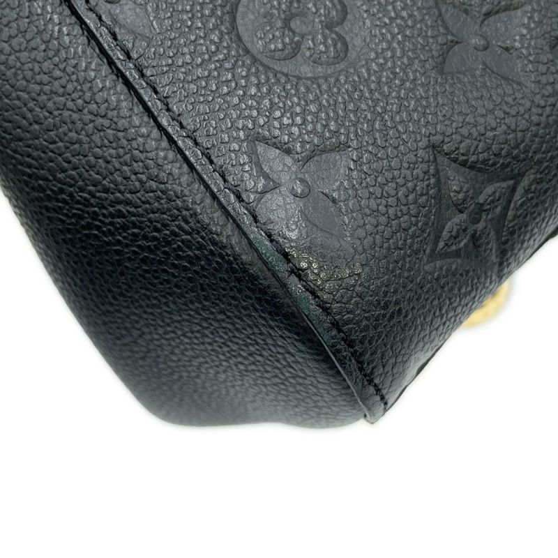 ルイヴィトン ハンドバッグ モノグラム・アンプラント モンテーニュMM M41048 LOUIS VUITTON 2way 黒 ブラック