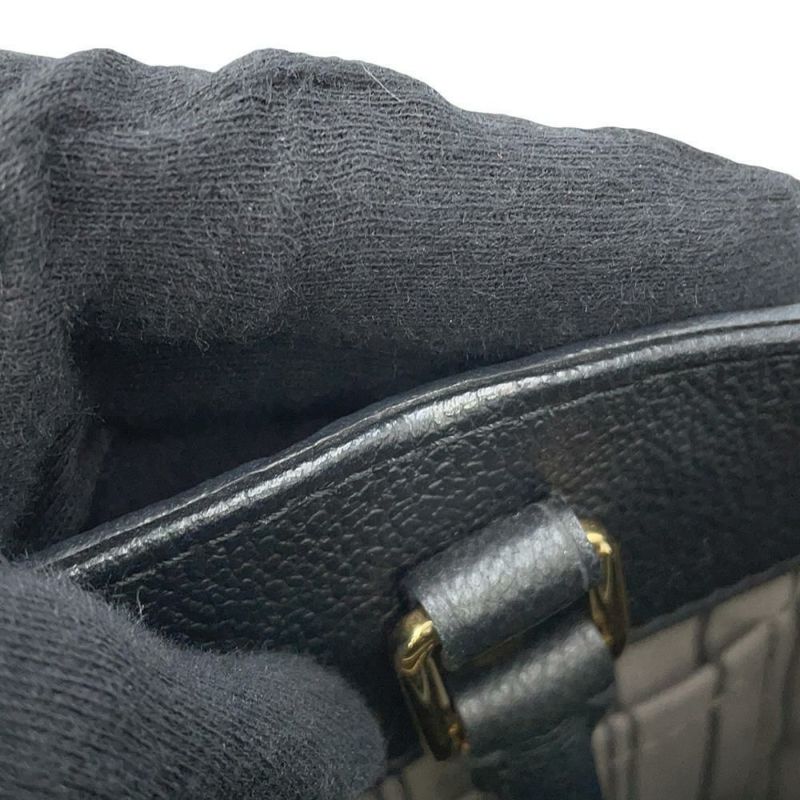 ルイヴィトン ハンドバッグ モノグラム・アンプラント モンテーニュMM M41048 LOUIS VUITTON 2way 黒 ブラック