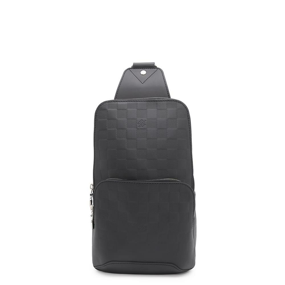 ルイヴィトン ボディバッグ ダミエ・アンフィニ アヴェニュー・スリングバッグ N41720 LOUIS VUITTON 黒 ブラック