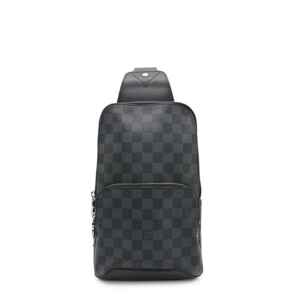 ルイヴィトン ボディバッグ ダミエ・グラフィット アヴェニュー・スリングバッグ N41719 LOUIS VUITTON 黒 ブラック
