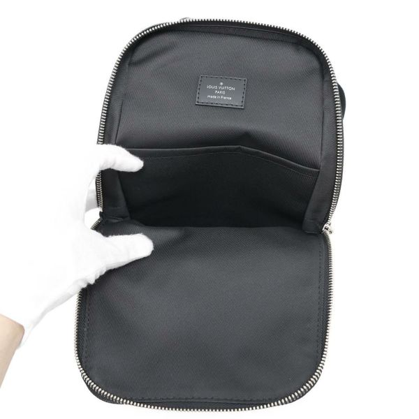 ルイヴィトン ボディバッグ ダミエ・グラフィット アヴェニュー・スリングバッグ N41719 LOUIS VUITTON 黒 ブラック