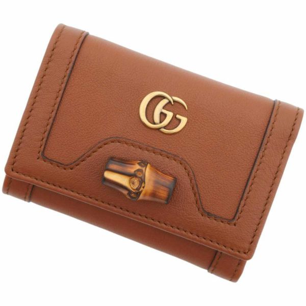 グッチ 三つ折り財布 バンブー ミディアム ウォレット コンパクト 658633 GUCCI 財布